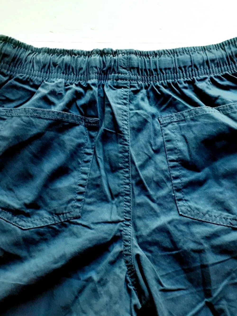 Cat & Jack Boys Shorts Navy Blue Pull On Elastic Waist Large 10-12 New